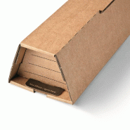 Tube d'expédition ou d'archivage trapézoidale 705x105/55x75mm