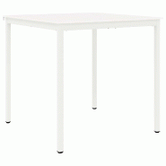 VidaXL Table de bar Blanc 110 x 55 x 105 cm Bois de pin massif Modèle Titan Advance Plus - 892806