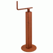 Béquille carrée pour remorque 50x50 mm - charge 500 kg / levée 175 mm Béquille carrée pour remorque 50x50 mm - charge 500 kg / levée 175 mm