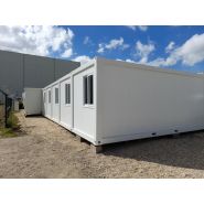 Bloc sanitaire modulable pour chantiers et événements - isolation en panneaux sandwich 40 à 200 mm_1