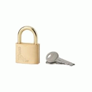 Cadenas à clé Type 1, laiton, extérieur, anse laiton, 40mm, 2 clés - THIRARD - doré 3150260800418 Cadenas à clé Type 1, laiton, extérieur, anse laiton, 40mm, 2 clés - THIRARD - doré 3150260800418