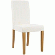 CLP Chaise de salle à manger Ina velours côtelé Crème/Antique clair - beige textile 326059 CLP Chaise de salle à manger Ina velours côtelé Crème/Antique clair - beige textile 326059