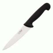 Couteau de cuisinier noir - Hygiplas 160mm - Lavable au lave-vaisselle et facile à aiguiser Couteau de cuisinier noir - Hygiplas 160mm - Lavable au lave-vaisselle et facile à aiguiser