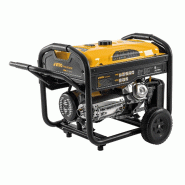 Groupe électrogène Essence 5.5kVA 15CV Monophasé Démarrage manuel AVR, Réservoir 25L, Générateur électrique Maison Chantier VITO - noir 5604612750923