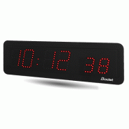 Horloge LED Style II 7S, alimentation 230V, WIFI, LED rouge - BODET