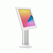 KIMEX - Support tablette de table universel Apple et Samsung 12.9''-13'' Blanc - blanc plastique 3700685427129