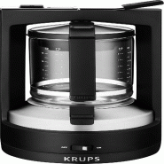 KRUPS Cafetière à Pression 12 Tasses 850w Noir km468910 - noir KM4689