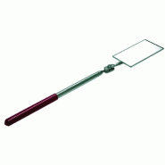 Miroir télescopique 9 x 5 cm - longueur ajustable de 34 à 49 cm