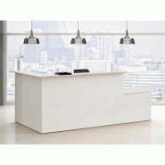 Bureau d'accueil Musca avec pmr en bois en stock express Bureau d'accueil Musca avec pmr en bois en stock express