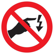 Panneaux adhésifs ronds 300 mm interdictions obligations - ADPNR-TL04/ITRE_0