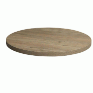 Plateau rond de table d'intérieur Tavola Ø60 cm stratifié Ciliego Avola