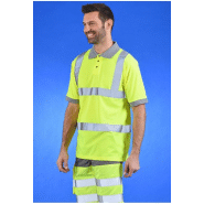Polos manches courtes Visio haute visibilité classe 2 - PLCHVVSJNGR-DM05_0