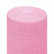 Tête-à-tête pré-découpé 120cm intissé tramé fuchsia 0,40x24m - par 6
