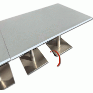 Table de restauration - Rectangulaire - Stratifié, Blanc Inconnue TBLRE120x80StraBlan