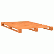 VidaXL Cadre de lit de palette sans matelas 180x200cm bois massif Modèle Tervelor - 285267