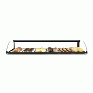 Vitrine neutre à poser SIMPLY - 1 niveau - 1190 mm - Verre trempé | Sayl Barcelona