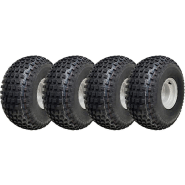 22x11.00-8 Pneus ATV Knobby 4 Stud Rim Trailer Quad Wheels 4 Inch PCD (Set of 4) 22x11.00-8 Pneus ATV Knobby 4 Stud Rim Trailer Quad Wheels 4 Inch PCD (Set of 4)