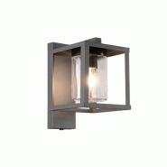 Applique Murale LED, 1xE27, Verre Transparent et Fonte - Trio - Lunga - gris 4017807529272 Applique Murale LED, 1xE27, Verre Transparent et Fonte - Trio - Lunga - gris 4017807529272