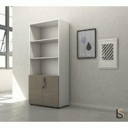 Armoire haute mixte à portes battantes Luxury - Ofitres - Cachemire_0