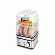 Caso Design CASO Cuiseur Oeufs 2 En 1 400w ed10 - argenté multi-matériau 2772