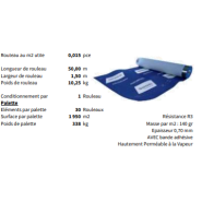 Écran de sous-toiture GERARD R3 - Performance 899202 - 50m x 1.5m avec bande adhésive Écran de sous-toiture GERARD R3 - Performance 899202 - 50m x 1.5m avec bande adhésive