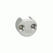 Gâche encastrable de tringle d'extrémité pour fenêtre, Ø25x15mm, Fenster, 0-0309-00-0-1 - FERCO by THIRARD - gris acier 3150260770193 Gâche encastrable de tringle d'extrémité pour fenêtre, Ø25x15mm, Fenster, 0-0309-00-0-1 - FERCO by THIRARD - gris acier 3150260770193