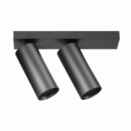 Gea Luce Plafonnier Orientable Gfa1477H 24W Led 2700K 2062Lm En Aluminium Noir Satiné - Ip20 - Installation Plafond Intérieur - Gealuce - noir GFA14