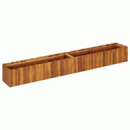 Helloshop26 - Jardinière lit surélevé plantes fleurs jardin 200 x 30 x 25 cm bois massif d'acacia 02_0001012 - 3000073551536 Helloshop26 - Jardinière lit surélevé plantes fleurs jardin 200 x 30 x 25 cm bois massif d'acacia 02_0001012 - 3000073551536