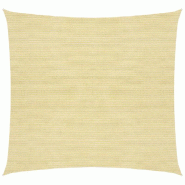 Helloshop26 - Voile toile d'ombrage parasol 160 g/m² PEHD 4 x 4 m beige 02_0008979 - beige 3000481347769