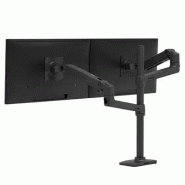 LX Dual Stacking Arm, Tall Pole, Matte Black