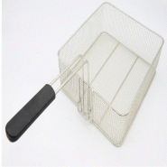Maxima Panier à friture M900 - 22l - avec poignée - grand - gris 9398802 Maxima Panier à friture M900 - 22l - avec poignée - grand - gris 9398802