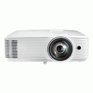Optoma W309ST Projecteur à  focale courte 3800 ANSI lumens DLP WXGA (1280x800) Compatibilité 3D Blanc