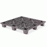 Palette plastique légère, stable, durable - 1200 X 1200 - CUQP1212LR9FR Palette plastique légère, stable, durable - 1200 X 1200 - CUQP1212LR9FR