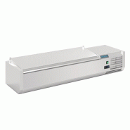 Saladette à poser avec couvercle Série G 5x GN 1/4 | Polar - FA854