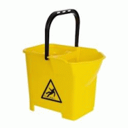 Seau à franges Jantex jaune 14 lt - matière synthétique S223 Seau à franges Jantex jaune 14 lt - matière synthétique S223