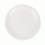 Soucoupe café mélamine ivoire Ø13,8cm - par 12