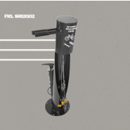 Station de réparation vélo standard au sol, avec poignée à gauche - Essentiel - SRI2G02
