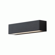 Willy Applique Led Monoémission 7W, 3000K-4000K Cct Switch, Ip54, Structure Anthracite En Aluminium Moulé Sous Pression - Rossini Illuminazione - gr