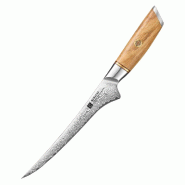 XinZuo - Couteau à filet Damas - Série B37 Lan - multicolore B37-YD