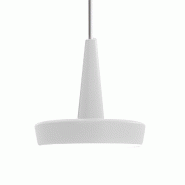 Zafferano Baby Suspension LED 8W 2700K en Aluminium Peint Blanc avec Diffuseur en Polycarbonate Opale - Design Minimaliste et Élégant - blanc 805894