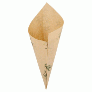 Cornet en papier ingraissable Feel Green 100g 24x17cm - par 2000