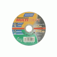 Disque multi-coupe pour multimatière norton, diam.125 mm