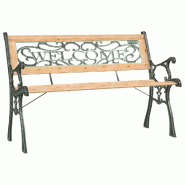Helloshop26 - Banc de jardin meuble de patio d'extérieur terrasse 122 x 51 x 73 cm bois de sapin massif 02_0011216 - Bois massif 3000615382727