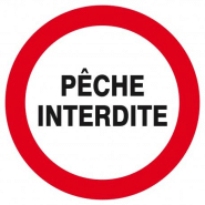 Peche interdite d.180mm TALIAPLAST | 627237 Peche interdite d.180mm TALIAPLAST | 627237