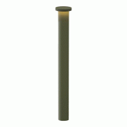 ROSSINI ILLUMINAZIONE TIBERIO Borne Led 10W 82° IP65 4000K 9D 75cm en aluminium Finition Vert - Eclairage extérieur professionnel pour jardins - ver