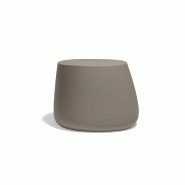 Table STONE 69x63x50 - tortora