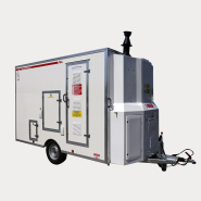 Unité de décontamination mobile compact et confortable pour les opérateurs en milieu pollué - Type 151