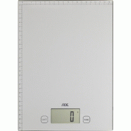 ADE balance de cuisine électronique 20kg - 1g argent 0409029 - argenté 4260336174684
