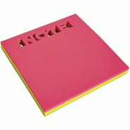 Apli Bloc de 75 notes adhésives perforées 'Note' 75x75 multicolores - 8410782183365