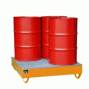 Bac de rétention acier - Capacité de rétention 261 et 435 litres